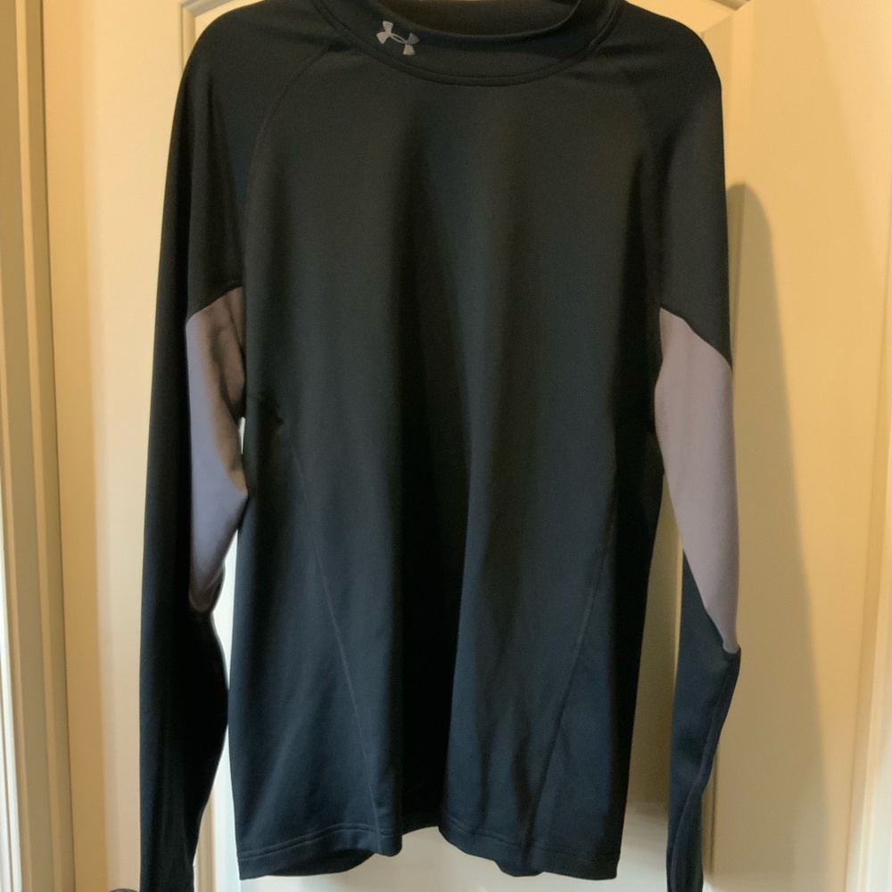 Men’s Under Armour Black and Gray Performance Top